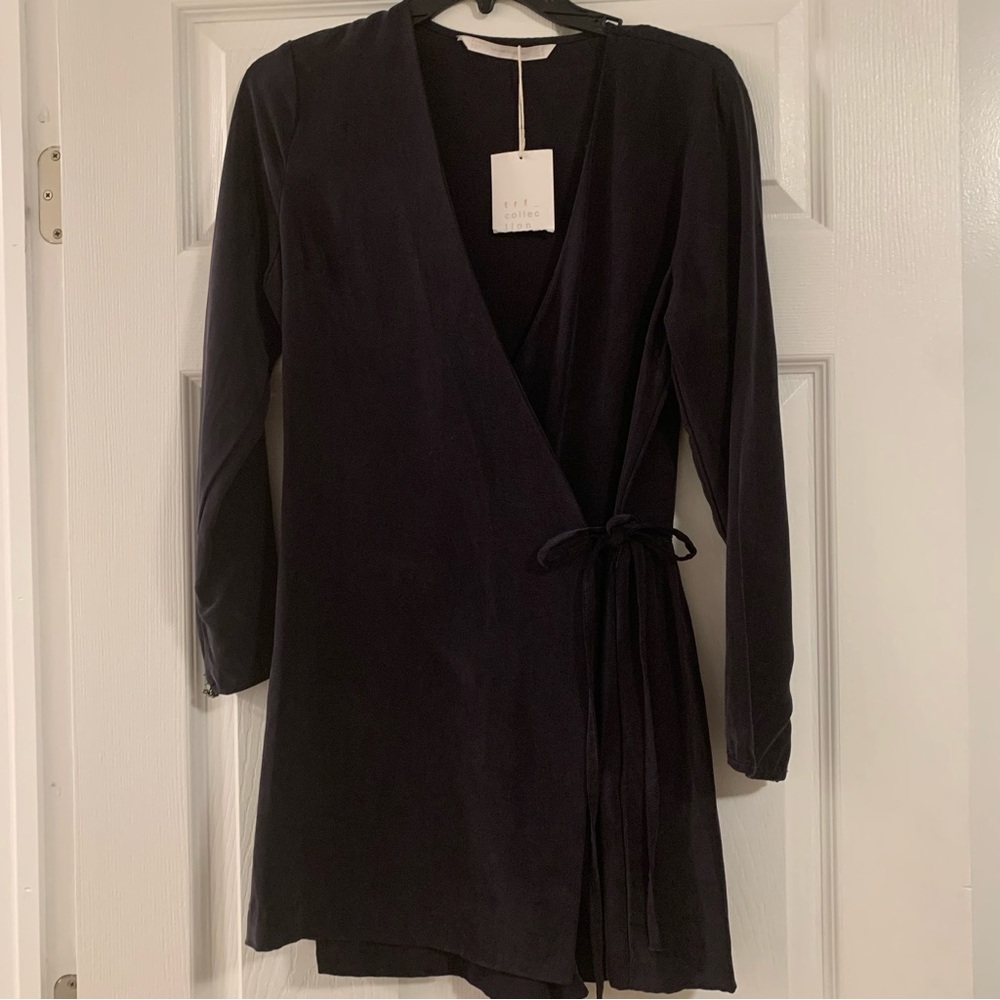 ZARA | Trafaluc collection Women’s wrap dress - Picture 2 of 12